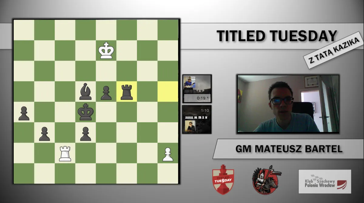 Mateusz Bartel - live dziś o 17:55 z Titled Tuesday