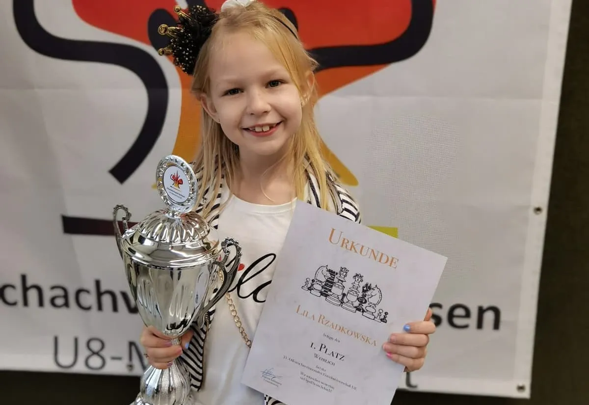 Lila Rządkowska - szachową Mistrzynią Niemiec