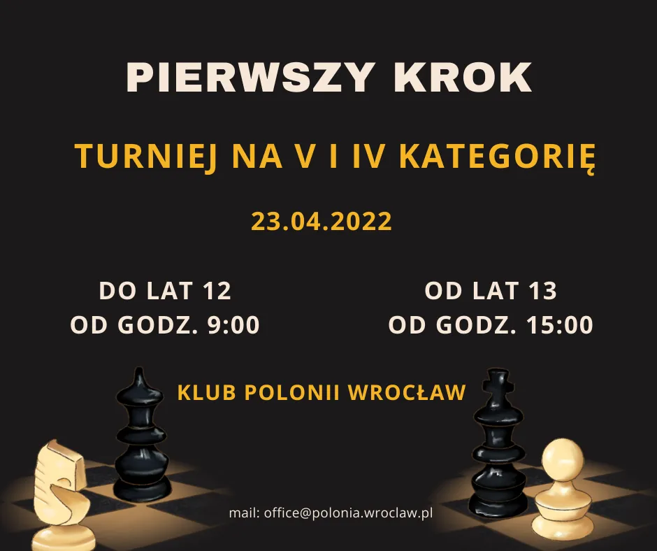 Turniej PIERWSZY KROK - 23.04.2022