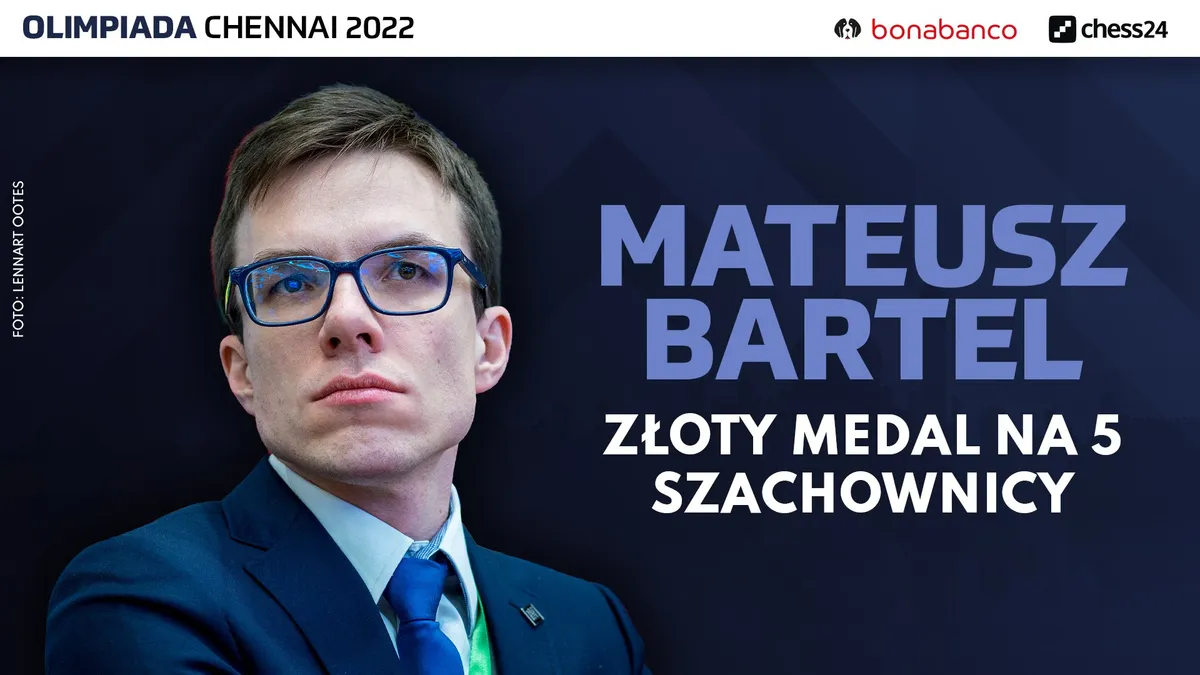 Mateusz Bartel ze złotym medalem Olimpiady szachowej!