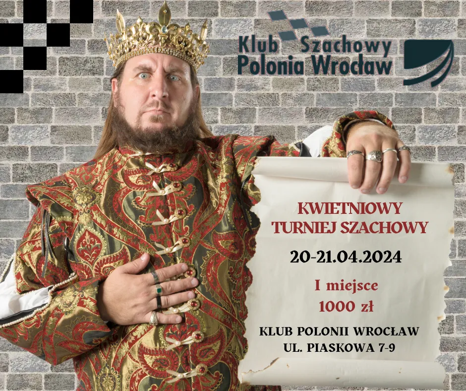 KWIETNIOWY TURNIEJ O TYSIAKA