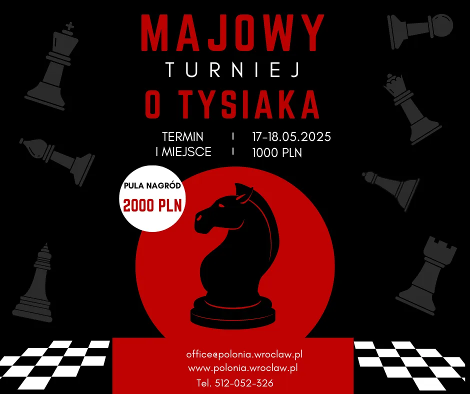 MAJOWY Turniej o TYSIAKA